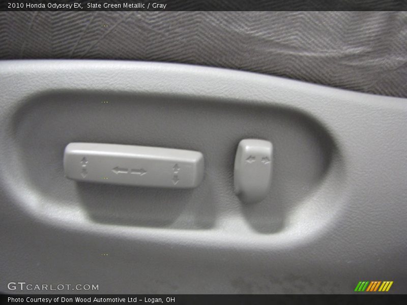 Slate Green Metallic / Gray 2010 Honda Odyssey EX