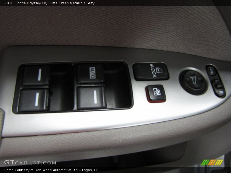 Slate Green Metallic / Gray 2010 Honda Odyssey EX