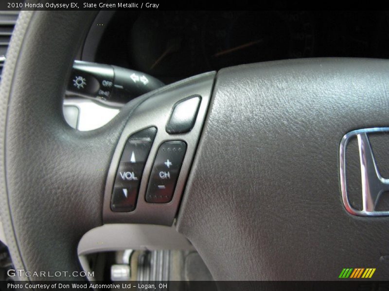 Slate Green Metallic / Gray 2010 Honda Odyssey EX