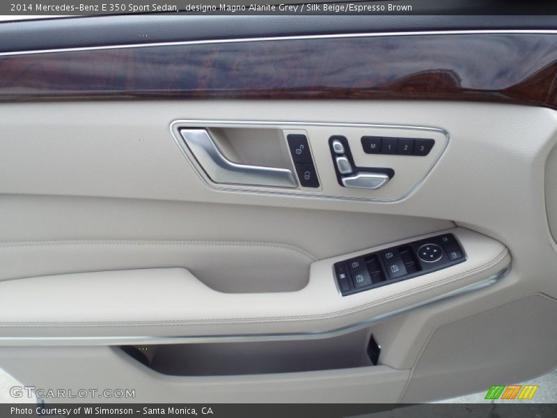 designo Magno Alanite Grey / Silk Beige/Espresso Brown 2014 Mercedes-Benz E 350 Sport Sedan