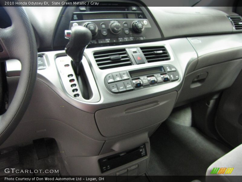 Slate Green Metallic / Gray 2010 Honda Odyssey EX