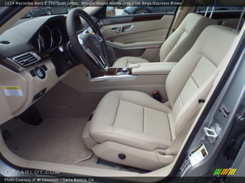 designo Magno Alanite Grey / Silk Beige/Espresso Brown 2014 Mercedes-Benz E 350 Sport Sedan