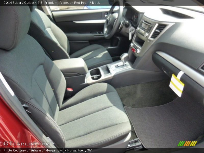 Venetian Red Pearl / Black 2014 Subaru Outback 2.5i Premium