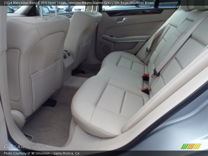 designo Magno Alanite Grey / Silk Beige/Espresso Brown 2014 Mercedes-Benz E 350 Sport Sedan