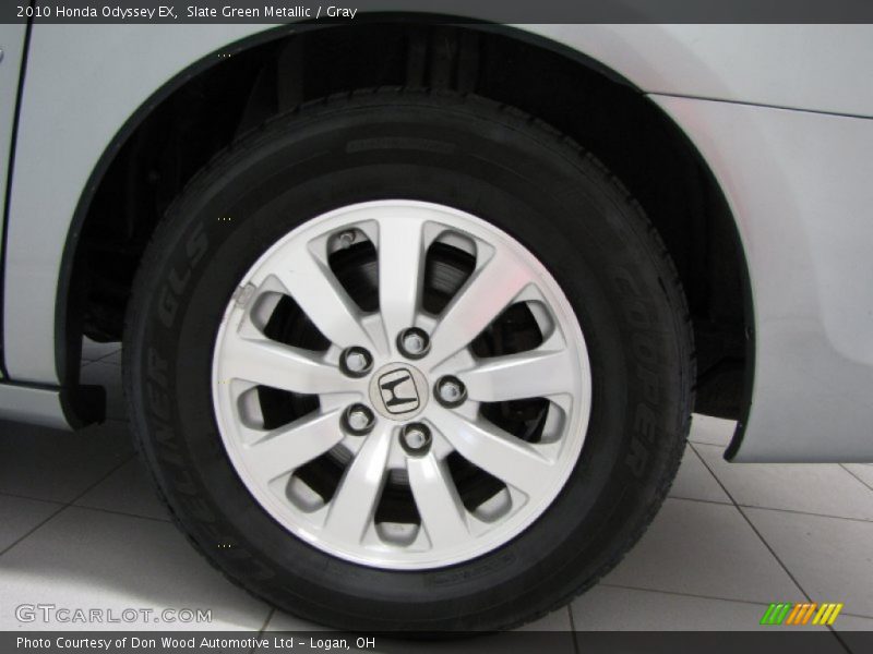 Slate Green Metallic / Gray 2010 Honda Odyssey EX
