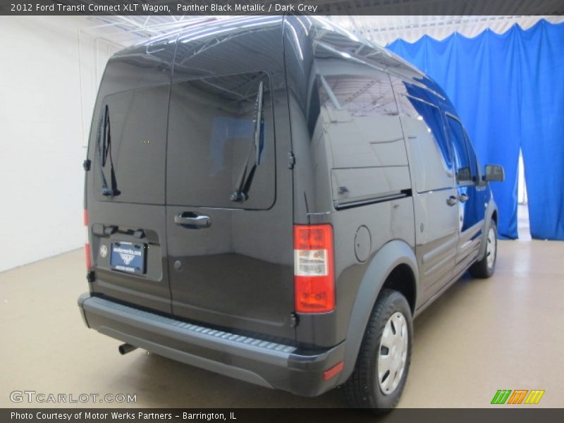 Panther Black Metallic / Dark Grey 2012 Ford Transit Connect XLT Wagon