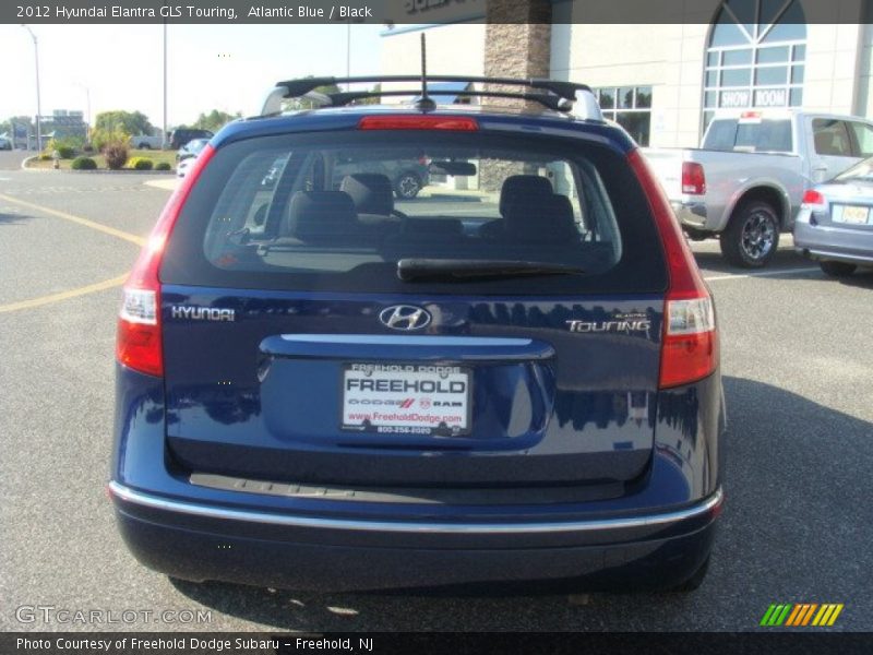 Atlantic Blue / Black 2012 Hyundai Elantra GLS Touring