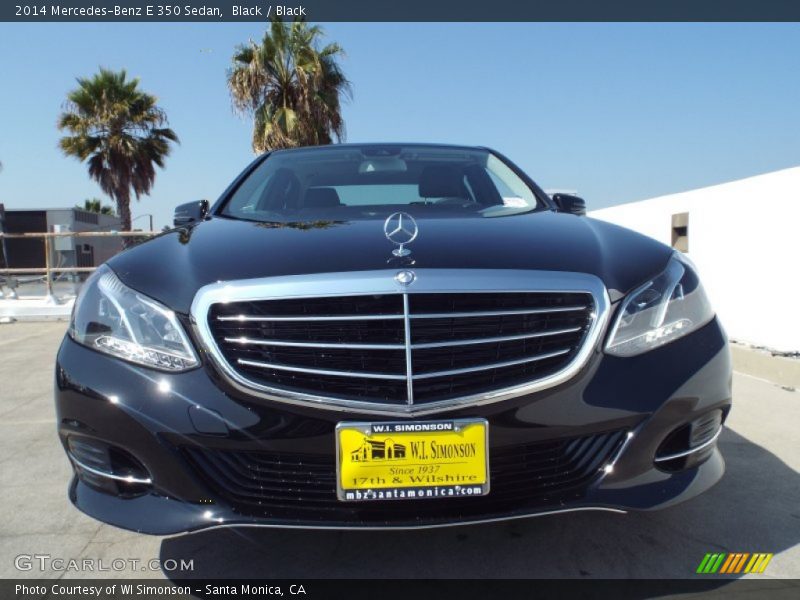 Black / Black 2014 Mercedes-Benz E 350 Sedan