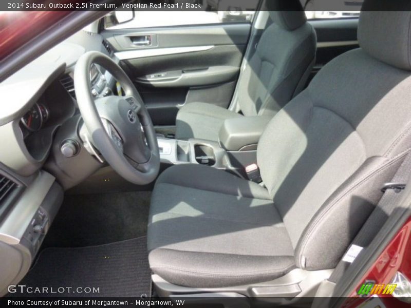Venetian Red Pearl / Black 2014 Subaru Outback 2.5i Premium