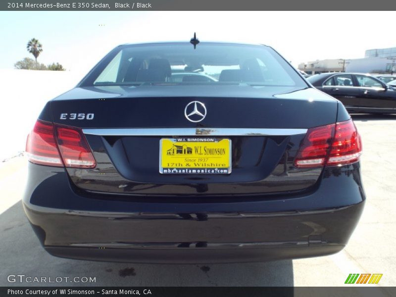 Black / Black 2014 Mercedes-Benz E 350 Sedan