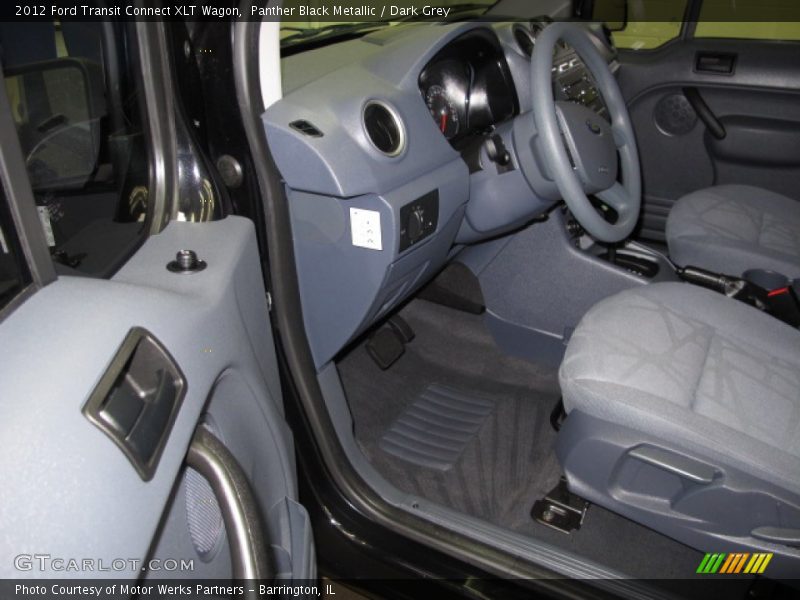 Panther Black Metallic / Dark Grey 2012 Ford Transit Connect XLT Wagon