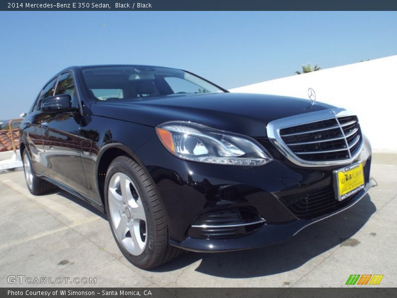 Black / Black 2014 Mercedes-Benz E 350 Sedan