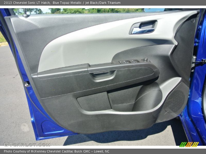Blue Topaz Metallic / Jet Black/Dark Titanium 2013 Chevrolet Sonic LT Hatch