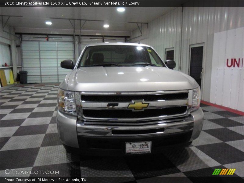 Sheer Silver Metallic / Ebony 2010 Chevrolet Silverado 1500 XFE Crew Cab