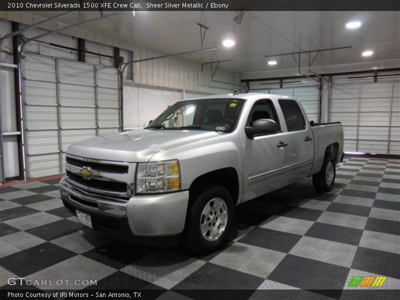 Sheer Silver Metallic / Ebony 2010 Chevrolet Silverado 1500 XFE Crew Cab