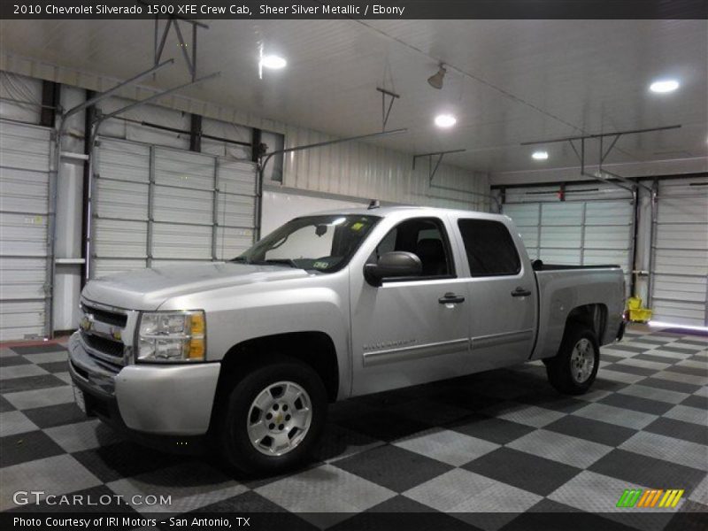 Sheer Silver Metallic / Ebony 2010 Chevrolet Silverado 1500 XFE Crew Cab