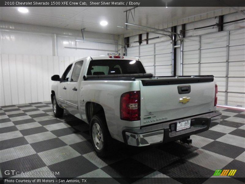 Sheer Silver Metallic / Ebony 2010 Chevrolet Silverado 1500 XFE Crew Cab