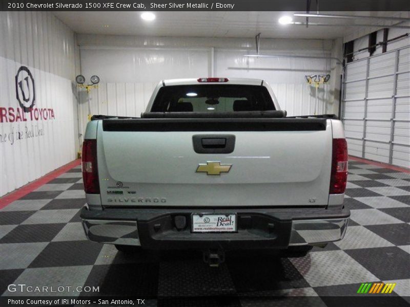 Sheer Silver Metallic / Ebony 2010 Chevrolet Silverado 1500 XFE Crew Cab