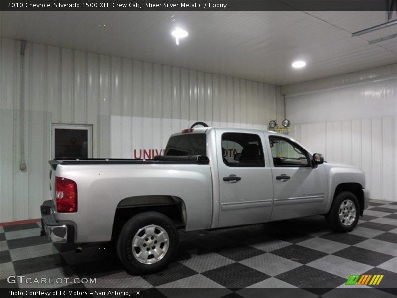 Sheer Silver Metallic / Ebony 2010 Chevrolet Silverado 1500 XFE Crew Cab
