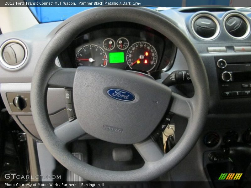 Panther Black Metallic / Dark Grey 2012 Ford Transit Connect XLT Wagon