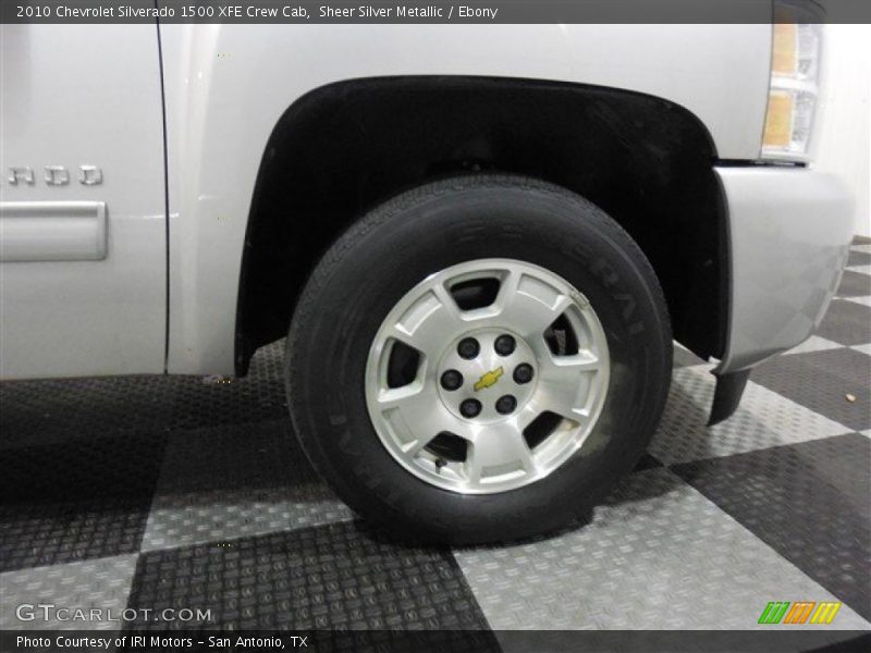 Sheer Silver Metallic / Ebony 2010 Chevrolet Silverado 1500 XFE Crew Cab