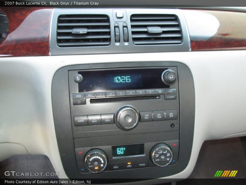 Black Onyx / Titanium Gray 2007 Buick Lucerne CX