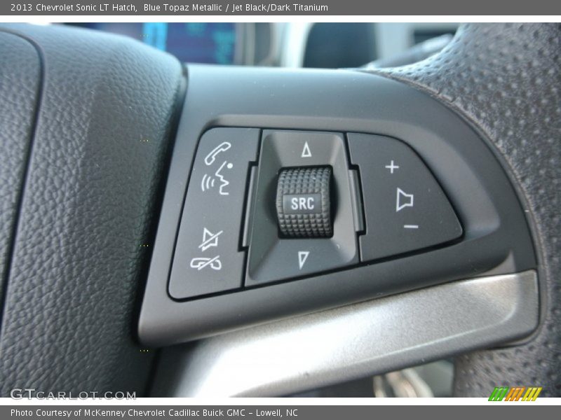 Blue Topaz Metallic / Jet Black/Dark Titanium 2013 Chevrolet Sonic LT Hatch