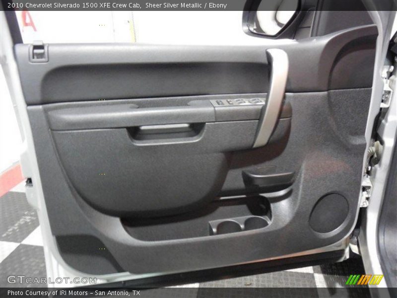 Sheer Silver Metallic / Ebony 2010 Chevrolet Silverado 1500 XFE Crew Cab