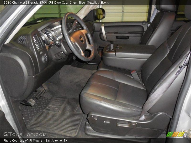 Sheer Silver Metallic / Ebony 2010 Chevrolet Silverado 1500 XFE Crew Cab