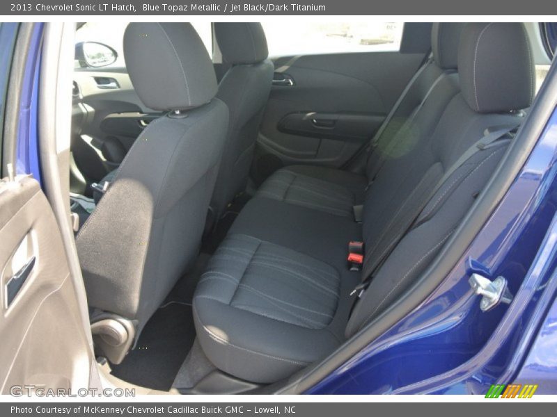 Blue Topaz Metallic / Jet Black/Dark Titanium 2013 Chevrolet Sonic LT Hatch