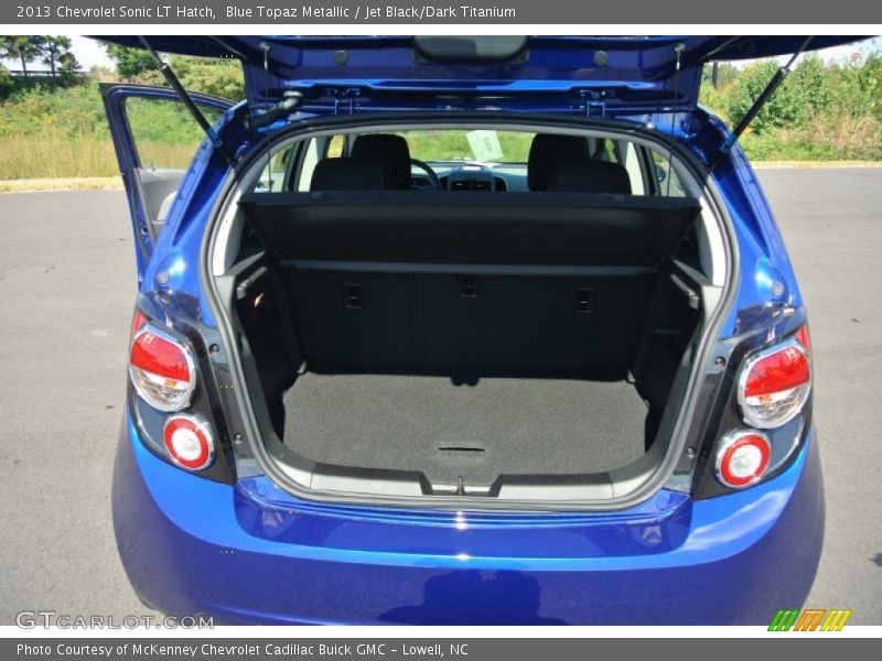 Blue Topaz Metallic / Jet Black/Dark Titanium 2013 Chevrolet Sonic LT Hatch