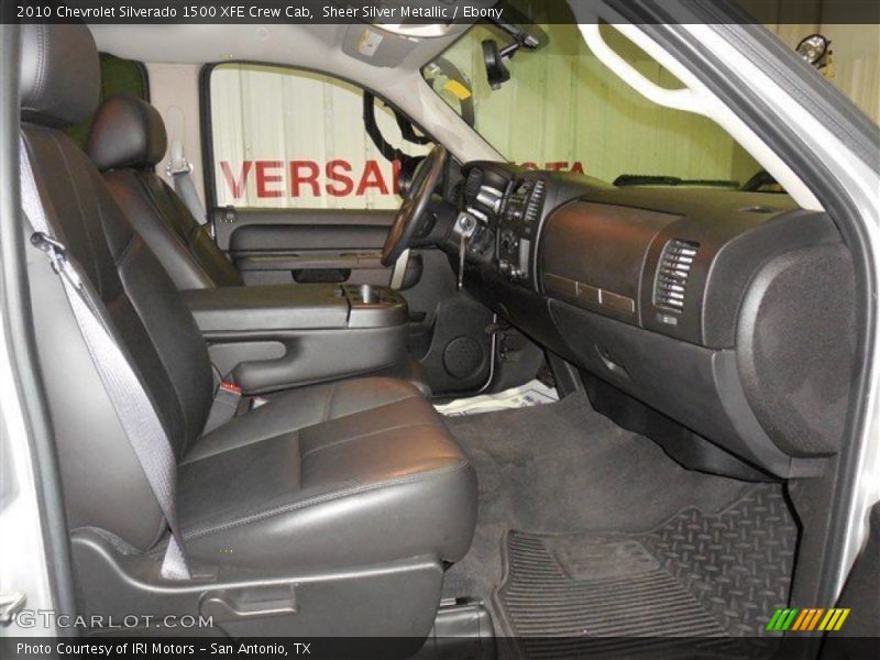 Sheer Silver Metallic / Ebony 2010 Chevrolet Silverado 1500 XFE Crew Cab