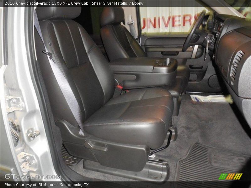 Sheer Silver Metallic / Ebony 2010 Chevrolet Silverado 1500 XFE Crew Cab