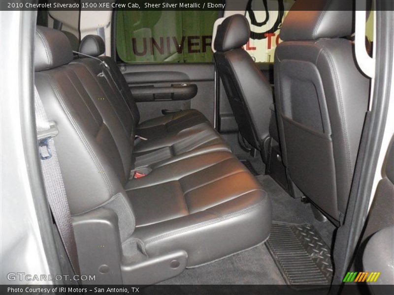 Sheer Silver Metallic / Ebony 2010 Chevrolet Silverado 1500 XFE Crew Cab