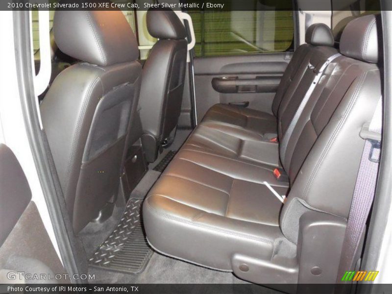 Sheer Silver Metallic / Ebony 2010 Chevrolet Silverado 1500 XFE Crew Cab
