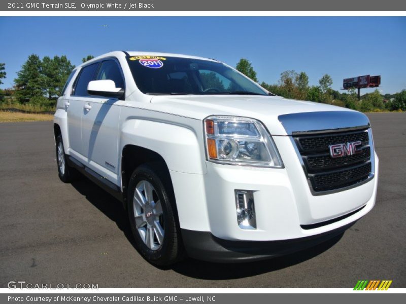 Olympic White / Jet Black 2011 GMC Terrain SLE