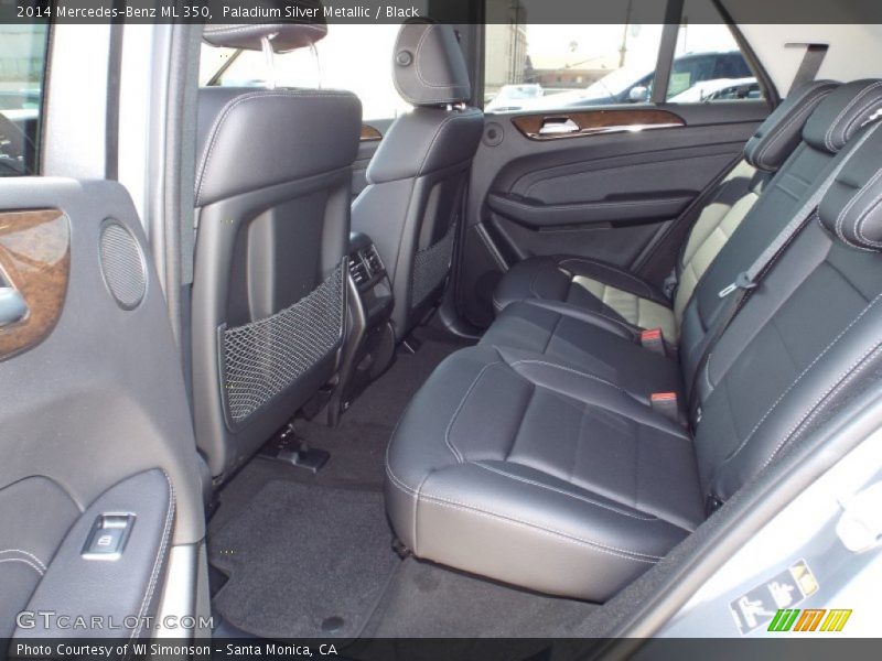 Paladium Silver Metallic / Black 2014 Mercedes-Benz ML 350