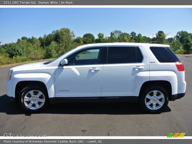 Olympic White / Jet Black 2011 GMC Terrain SLE
