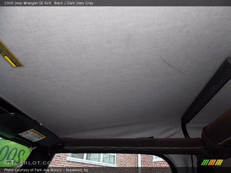 Black / Dark Slate Gray 2006 Jeep Wrangler SE 4x4