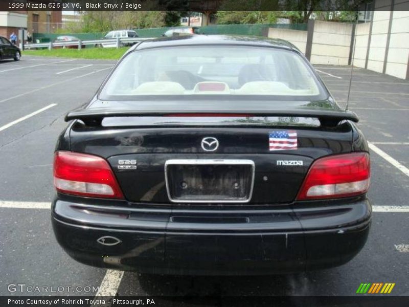 Black Onyx / Beige 1999 Mazda 626 LX V6