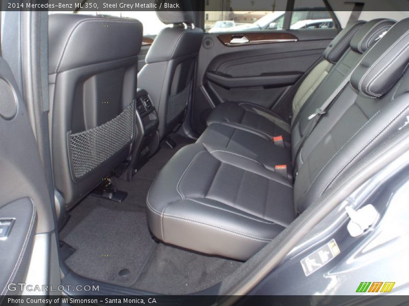 Steel Grey Metallic / Black 2014 Mercedes-Benz ML 350