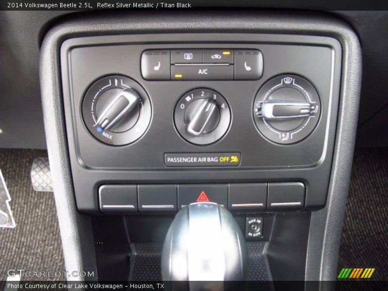 Controls of 2014 Beetle 2.5L