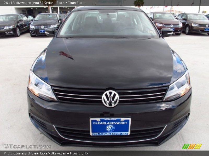 Black / Titan Black 2014 Volkswagen Jetta SE Sedan