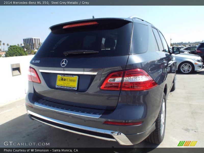 Steel Grey Metallic / Grey 2014 Mercedes-Benz ML 350