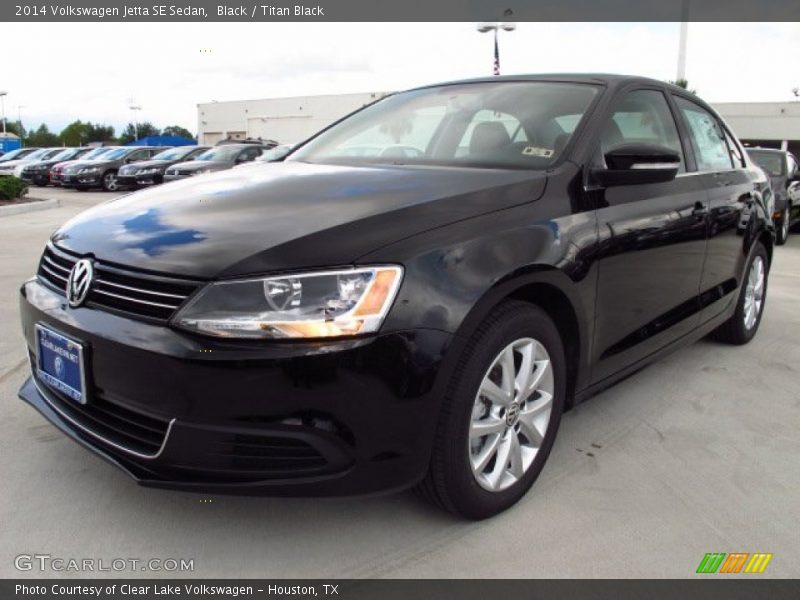 Black / Titan Black 2014 Volkswagen Jetta SE Sedan