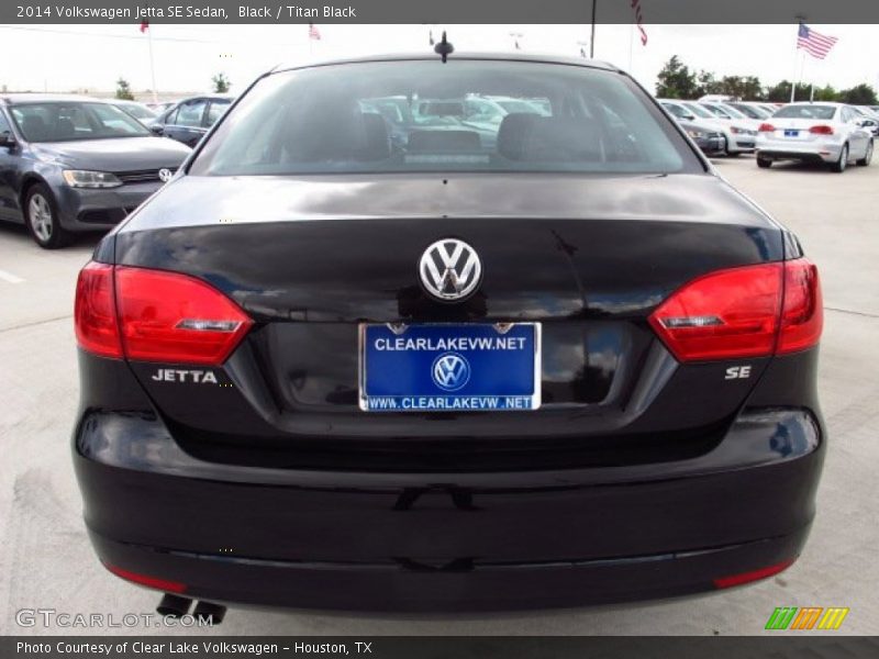 Black / Titan Black 2014 Volkswagen Jetta SE Sedan