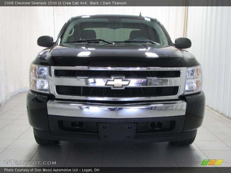 Black / Dark Titanium 2008 Chevrolet Silverado 1500 LS Crew Cab 4x4