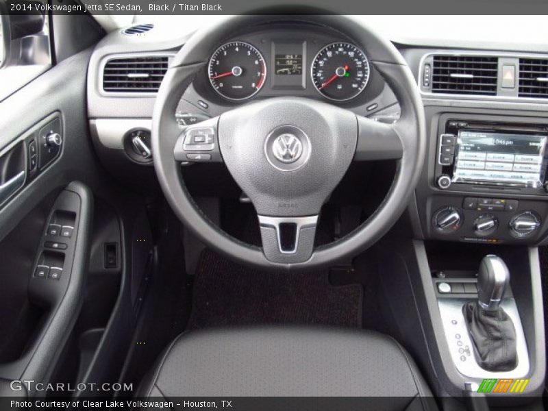 Black / Titan Black 2014 Volkswagen Jetta SE Sedan