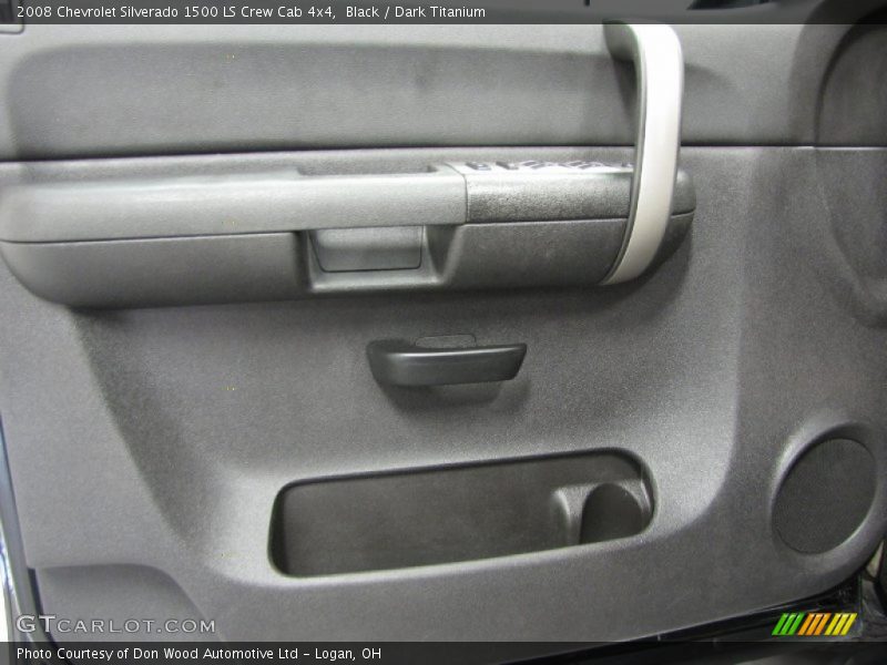Black / Dark Titanium 2008 Chevrolet Silverado 1500 LS Crew Cab 4x4