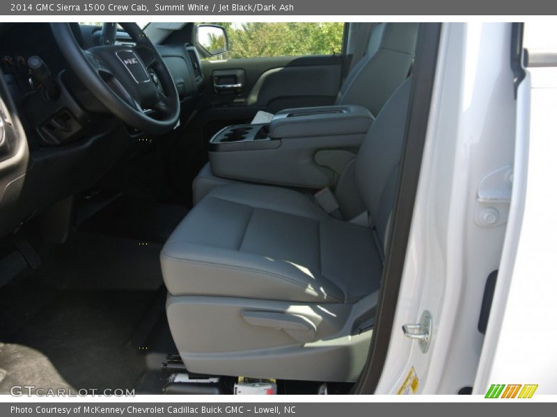 Summit White / Jet Black/Dark Ash 2014 GMC Sierra 1500 Crew Cab